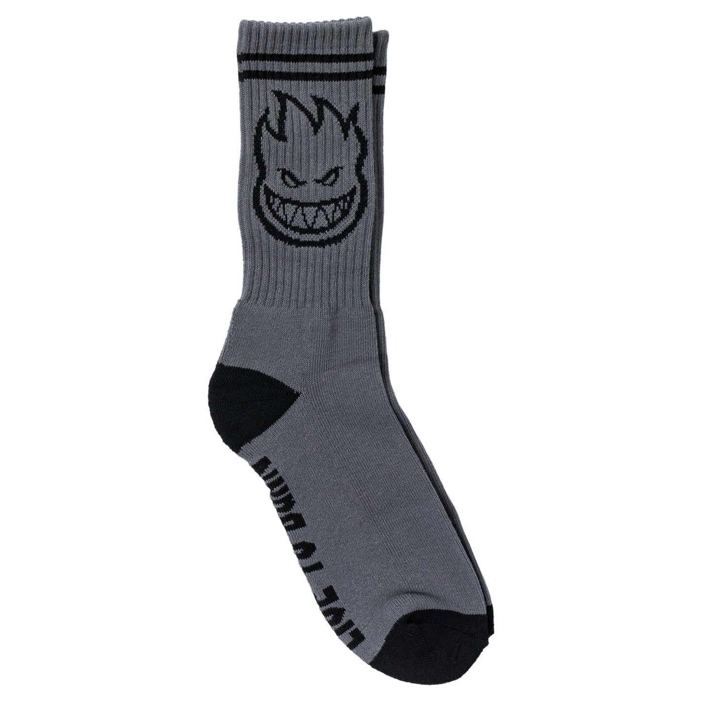Spitfire Wheels Bighead Socks - Charcoal / Black