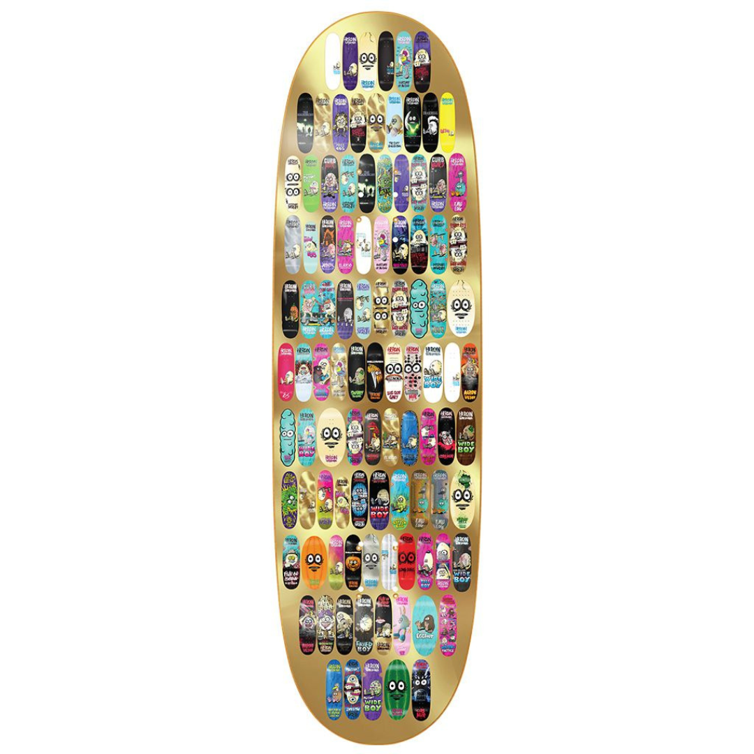 9.125" Heroin 100th Egg Skateboard Deck