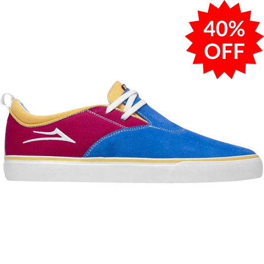 Lakai x Baker Skateboards Riley 2 Blue / Red / Yellow