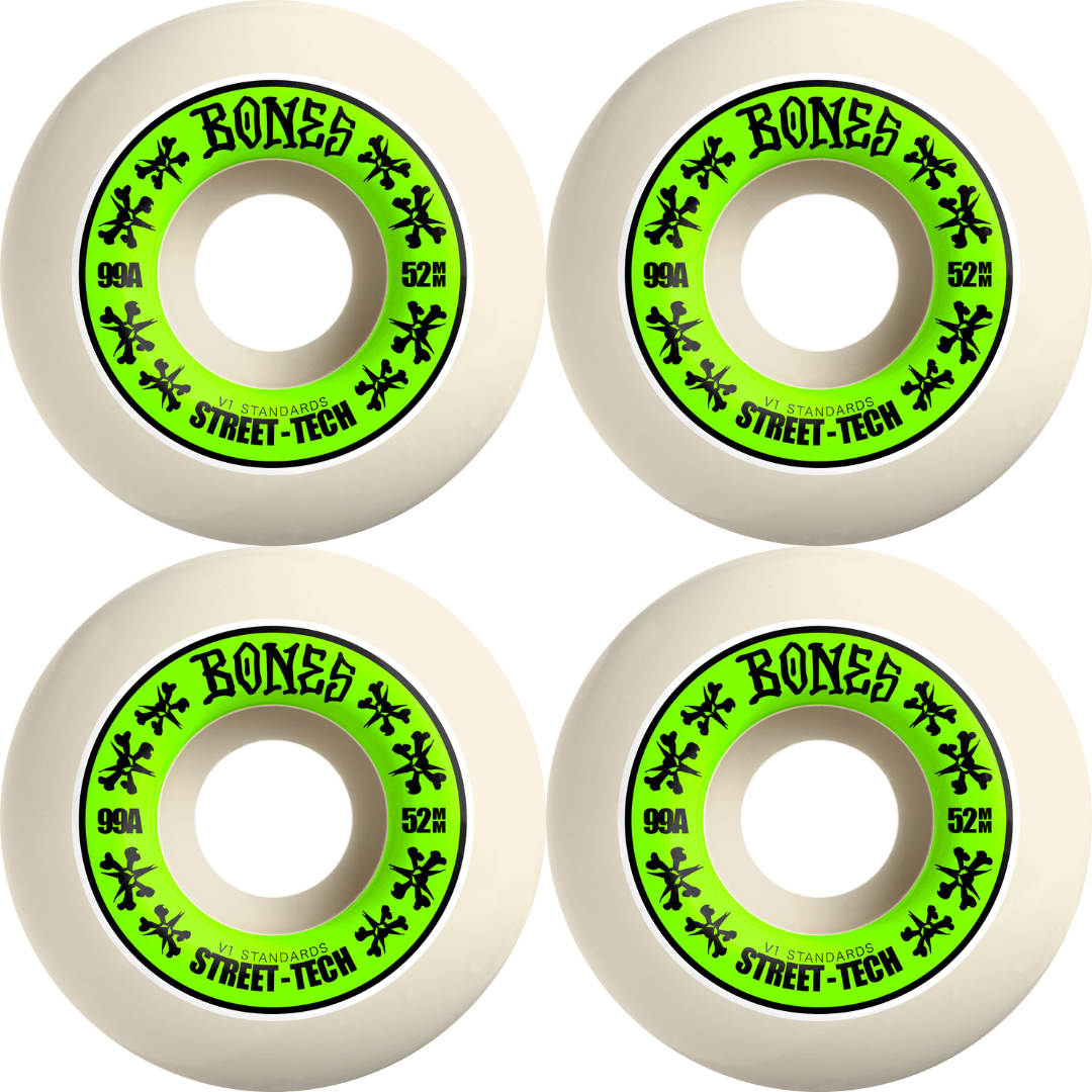 52mm Bones Wheels STF Street Tech Formula V1 Standards 99a