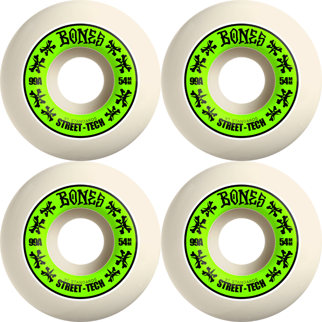 54mm Bones Wheels STF Street Tech Formula V1 Standards 99a