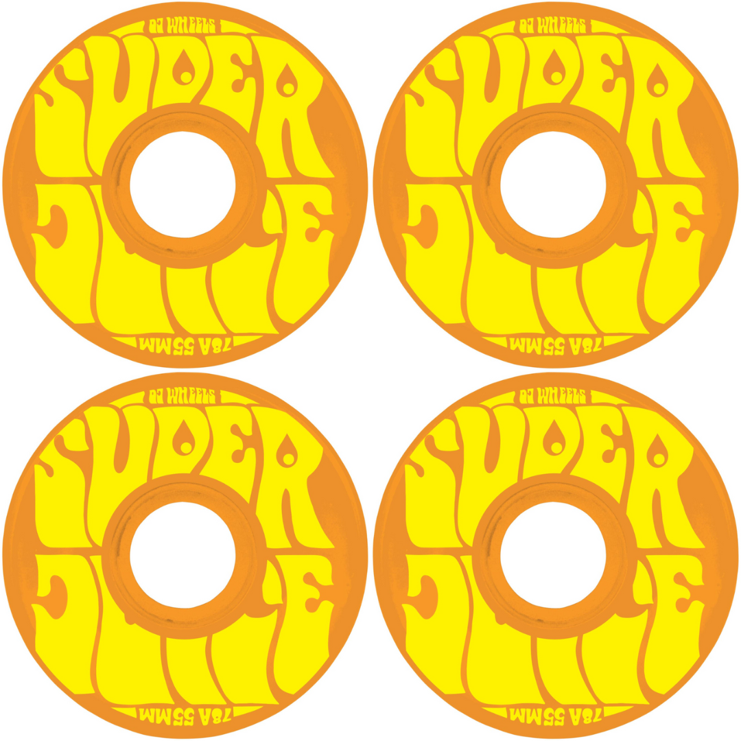55mm OJ Wheels Mini Super Juice Orange 78a