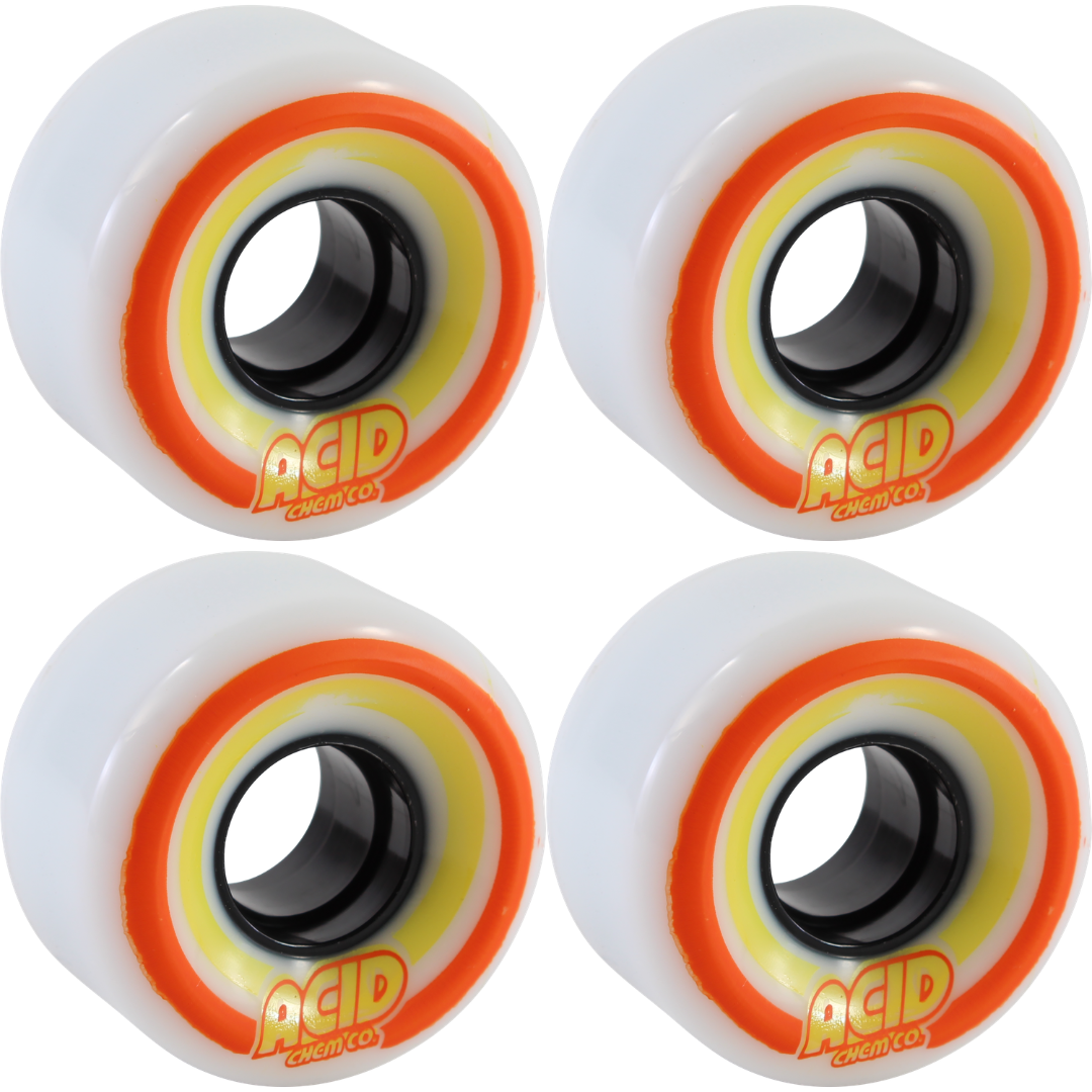 55mm Acid Chem Co Pods Funner Fomula Wheels White 86a
