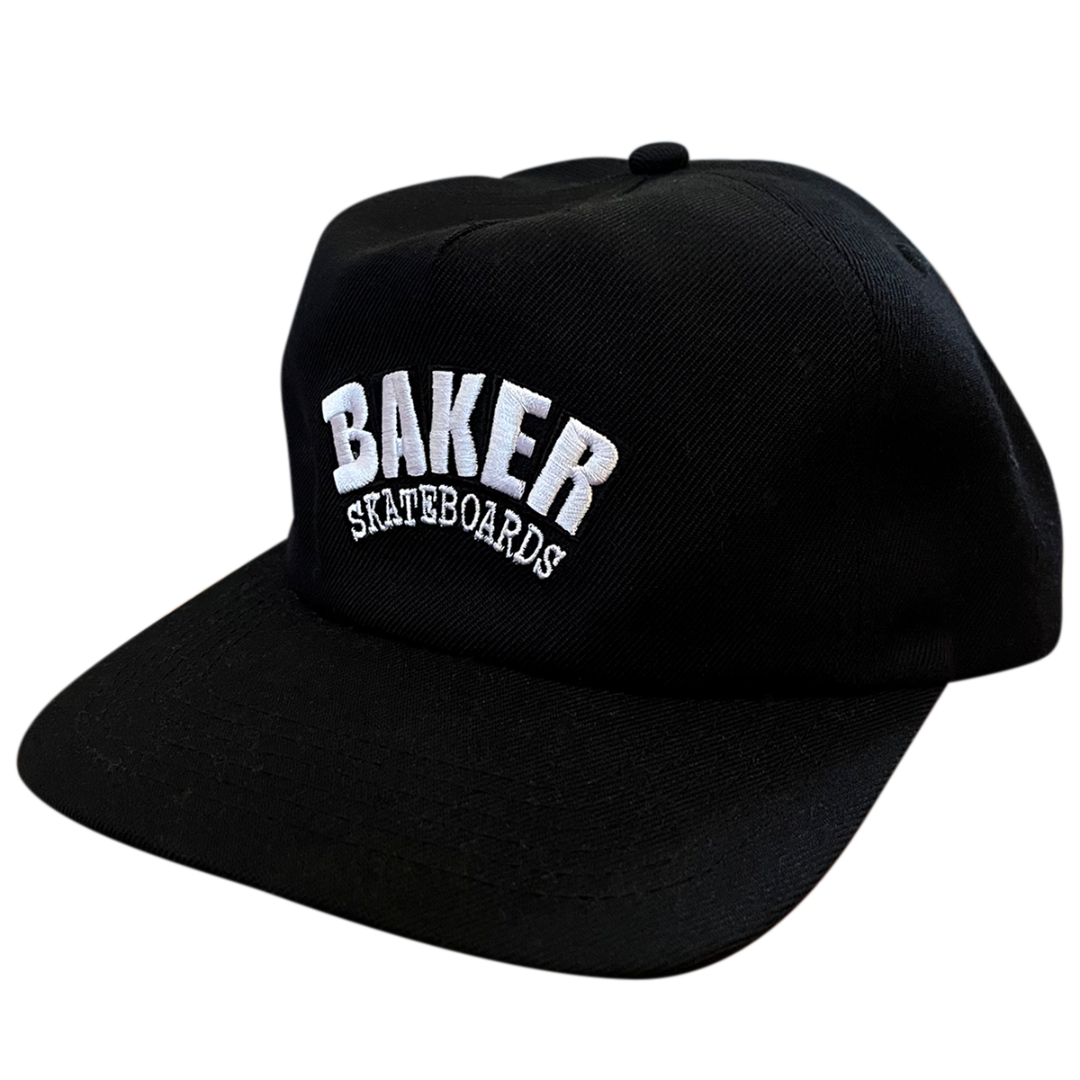 Baker Skateboards Arch Logo Snapback Hat - Black