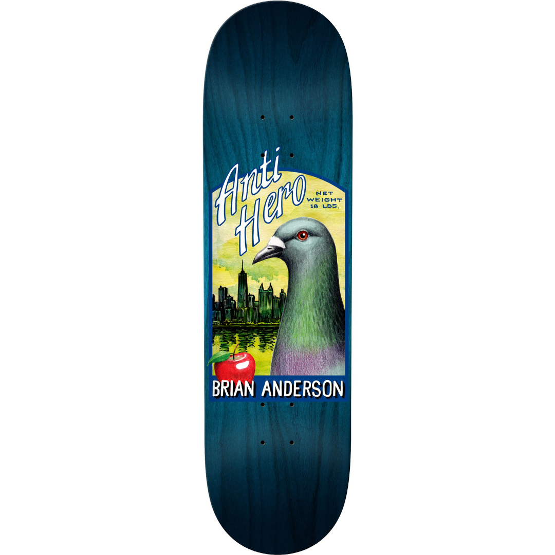 8.62" Anti-Hero Brian Anderson Homers Skateboard Deck