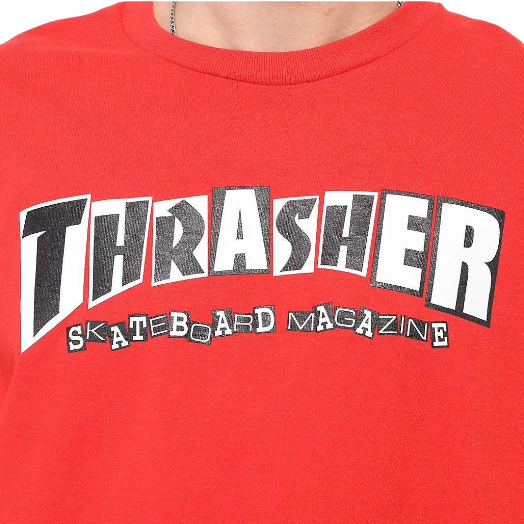 Thrasher Magazine x Baker Skateboards T-Shirt - Red