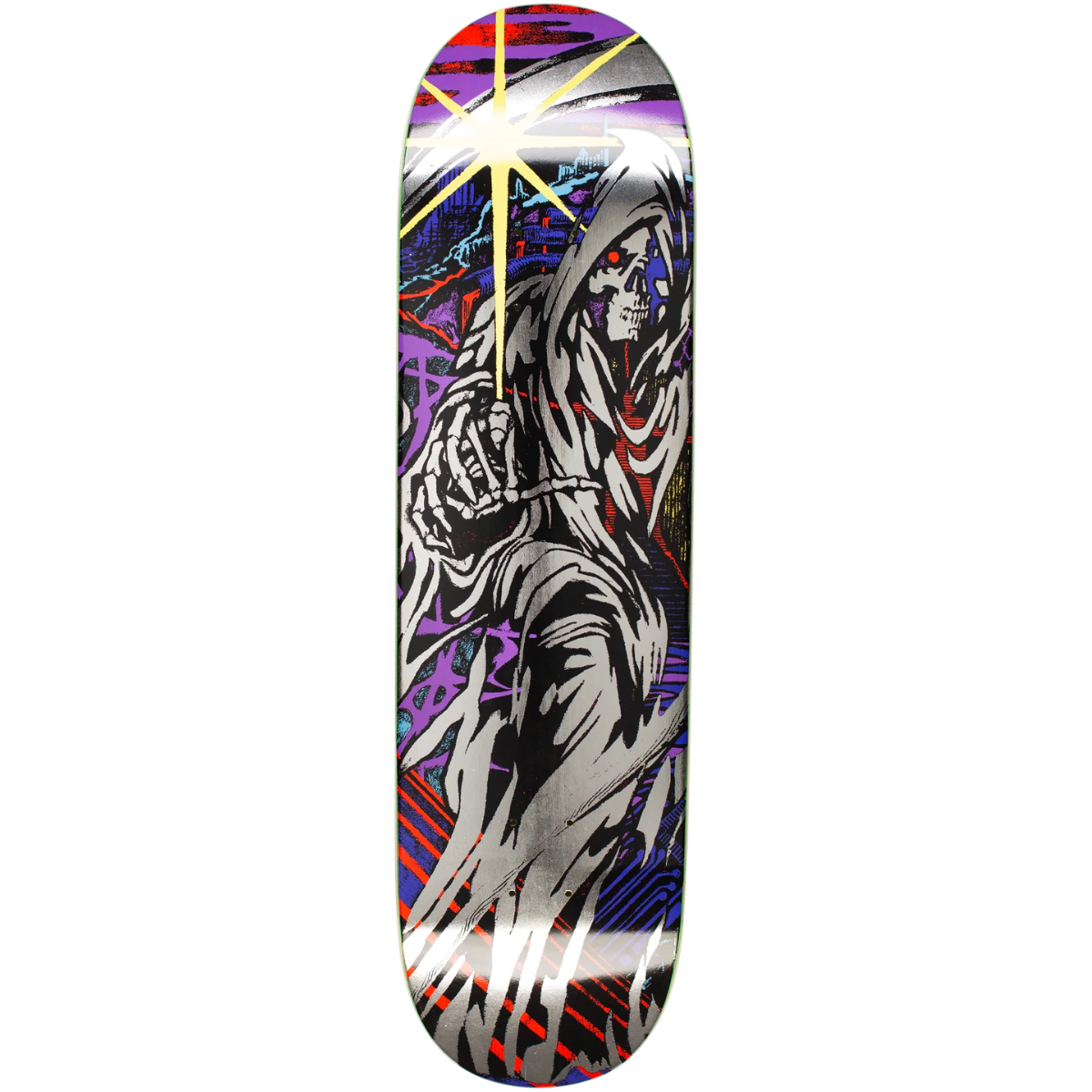 8.25" Hockey Ben Kadow Reaper Skateboard Deck - Shape 2