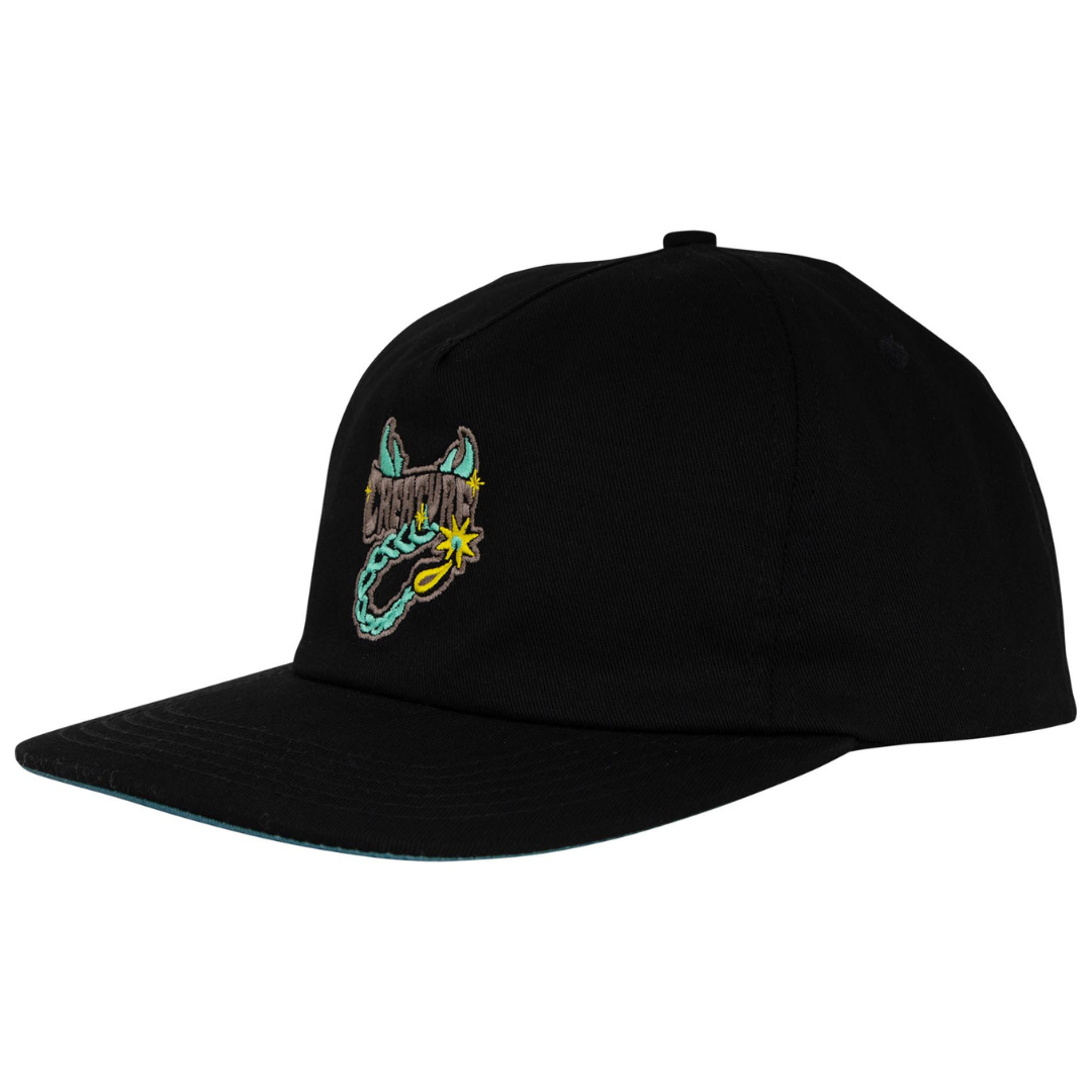 Creature Skateboards Deadly Sands Strapback Hat - Black