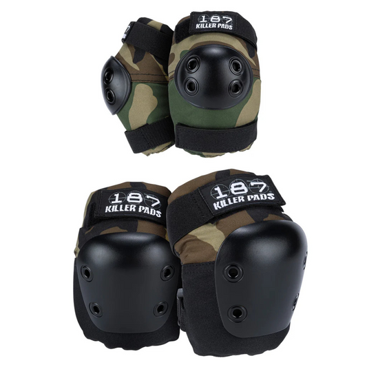 187 Killer Pads Knee & Elbow Pad Combo Pack - Camo