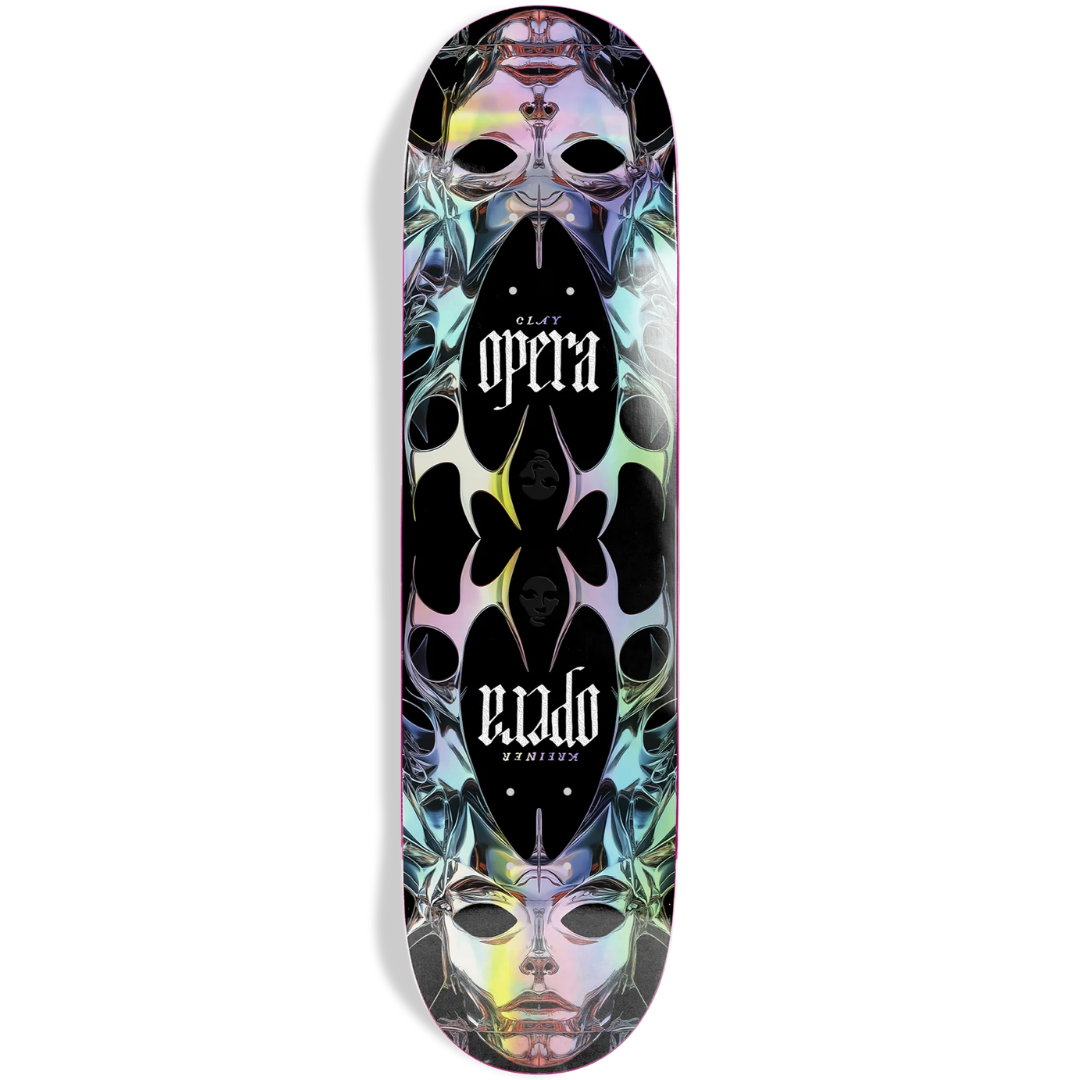 8.5" Opera Clay Kreiner Chrome Skateboard Deck