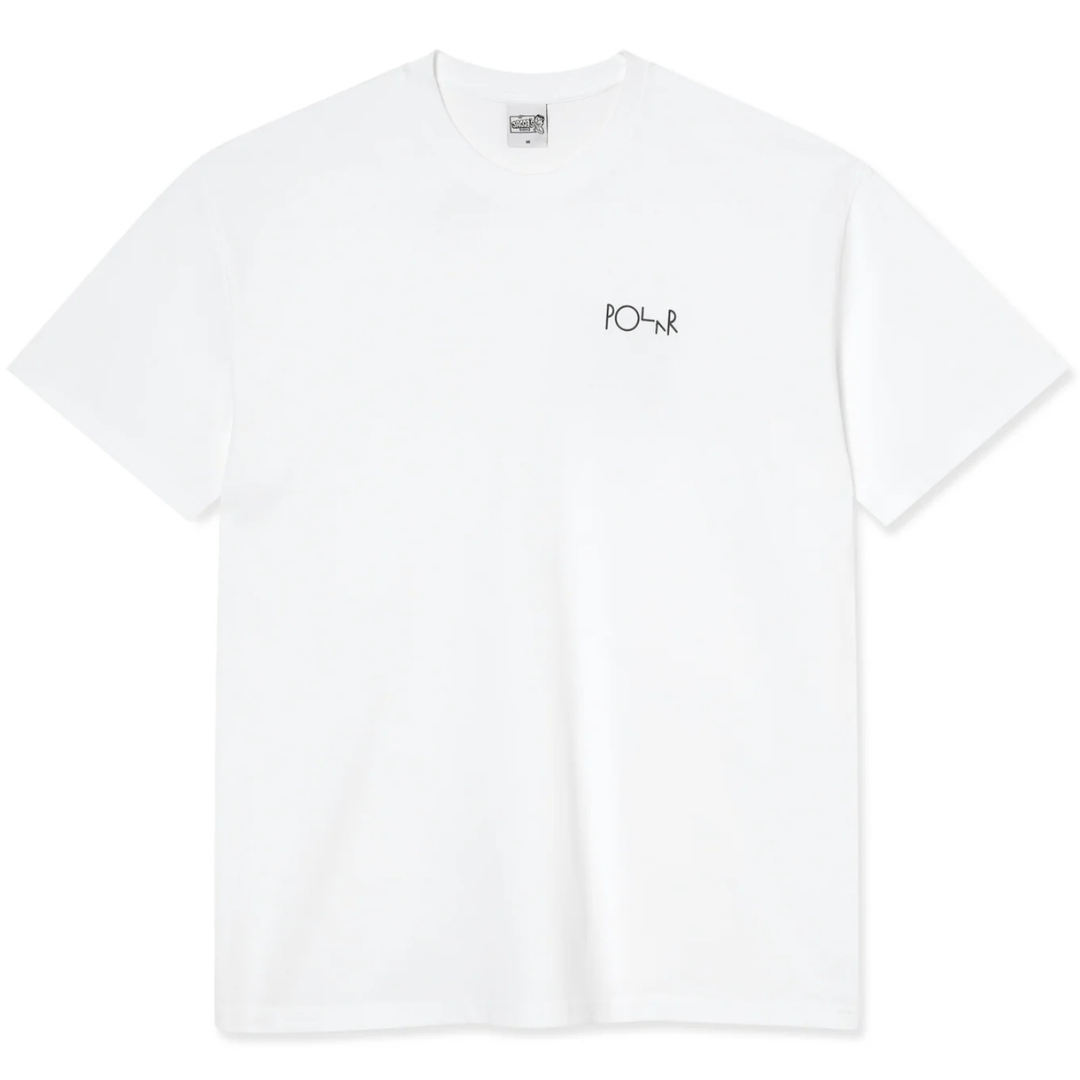 Polar Skateboards Cowboy Cop T-Shirt - White
