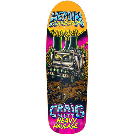 9.5" Heroin Skateboards Craig Questions Heavy Haulage Deck