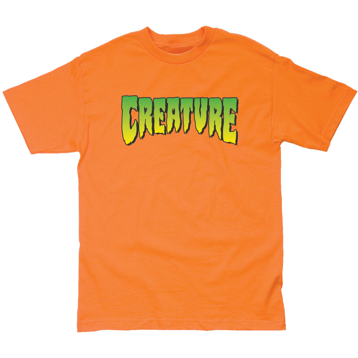 Creature Skateboards Logo T-Shirt - Safety Orange