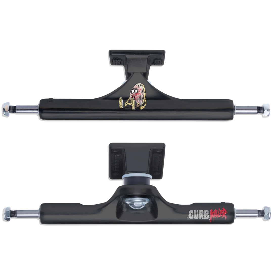 10.0" Slappy ST1 Inverted Curb Killer Matte Black Trucks
