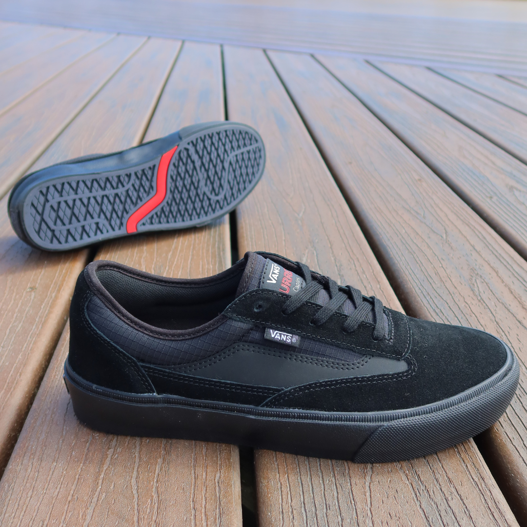 Vans Skate Curren Caples Pro Model Shoe - Black / Black