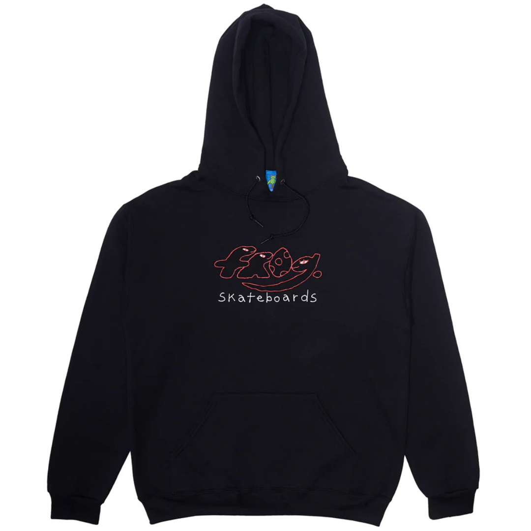 Frog Skateboards Dino Logo Hoodie - Black
