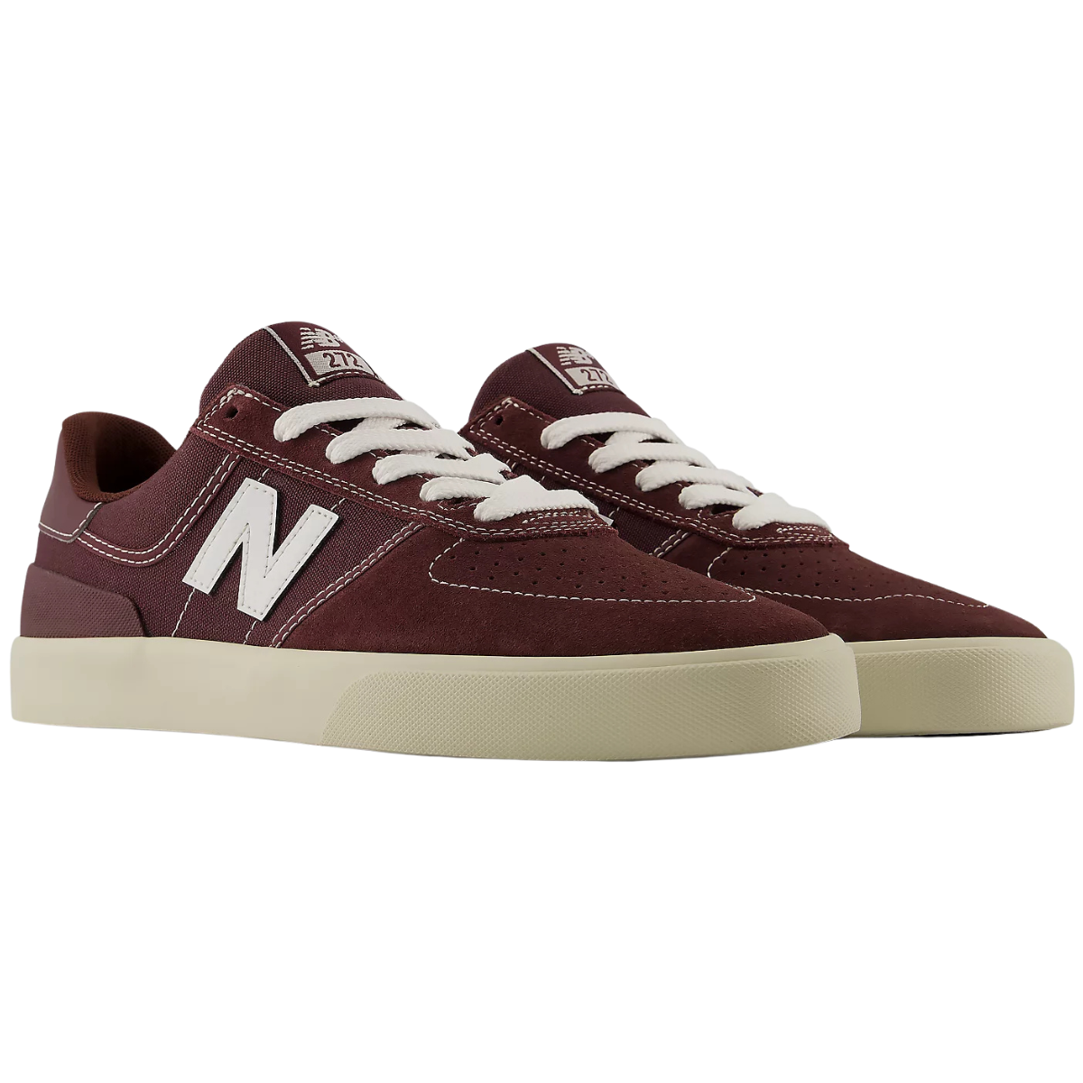 New Balance Numeric 272 Cherry / White Skate Shoes - UN272DOG