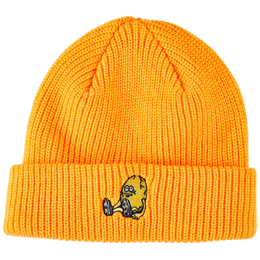 Heroin Skateboards Egg Beanie - Neon Orange