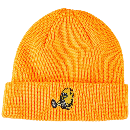 Heroin Skateboards Egg Beanie - Neon Orange