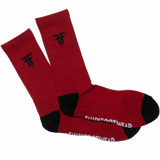 Fallen Footwear Trademark Socks - Red / Black