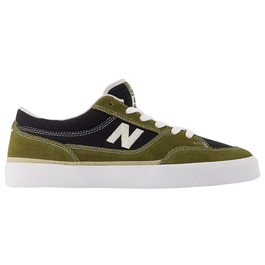 New Balance Numeric 417 Low Franky Villani Pro Shoes - Dark Olive / Brown - NM417LBN