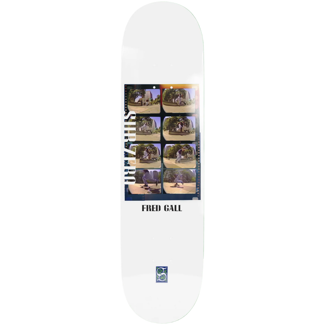 8.25" Sub Zero Heritage Fred Gall Skateboard Deck