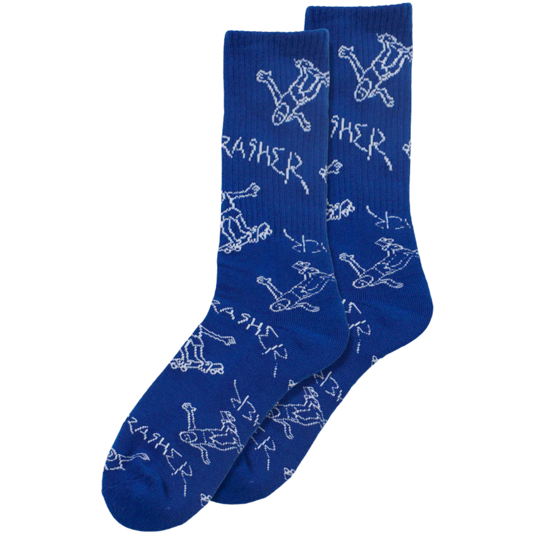 Thrasher Magazine Gonz Socks - Blue