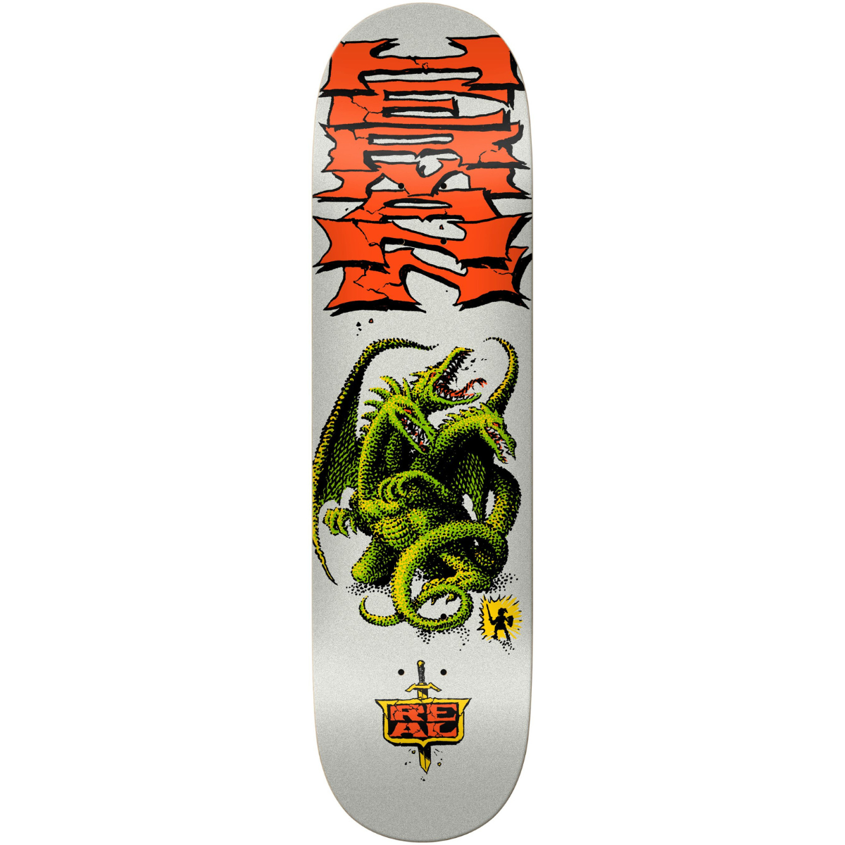 8.5" Real Hermann Stene Dragon Slayer Skateboard Deck