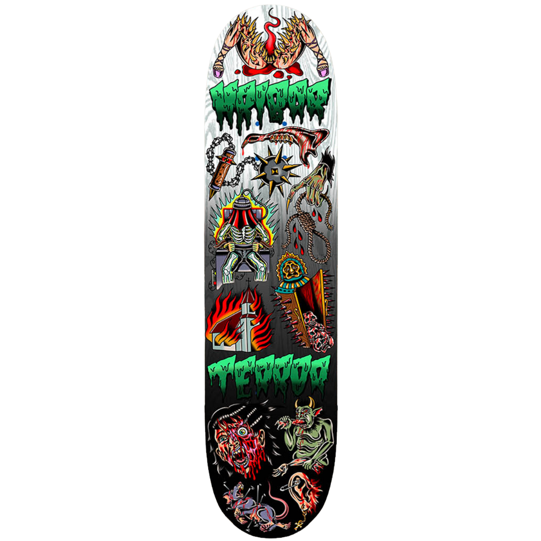8.25" Terror Of Planet X Hribar Jordan Rain Skateboard Deck