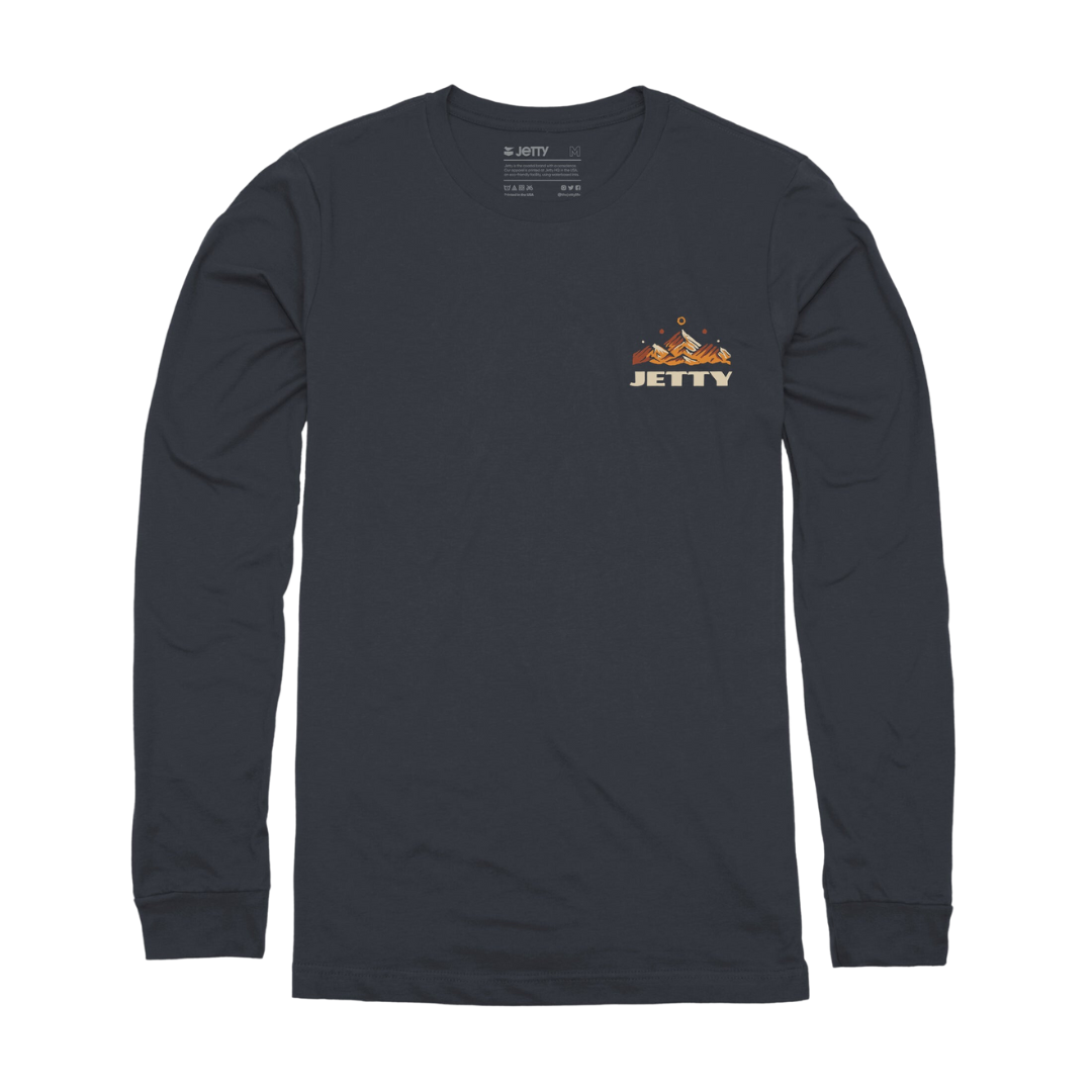 Jetty Palisades Long Sleeve Shirt - Carbon ( Grey )