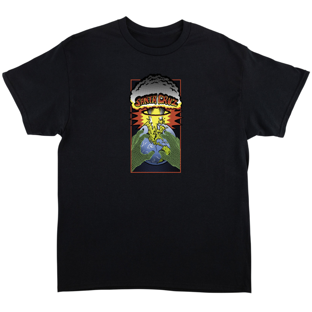 Santa Cruz Skateboards Kendall End Of The World T-Shirt - Black