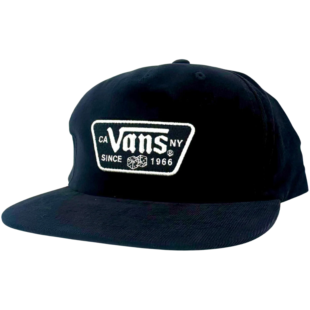 Vans Skate Knu Patch Snapback Hat - Black
