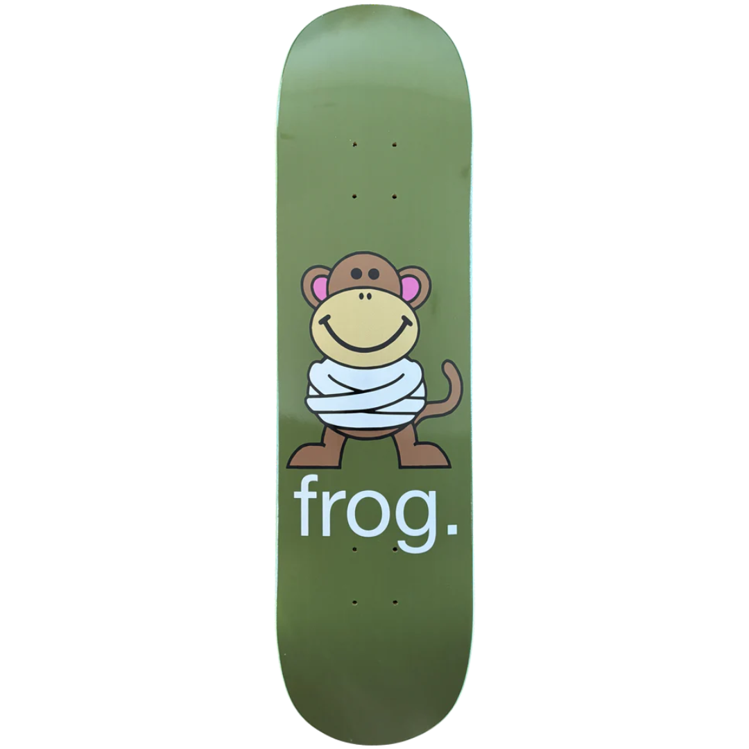8.18" Frog Krazy Monk Frankie Decker Skateboard Deck