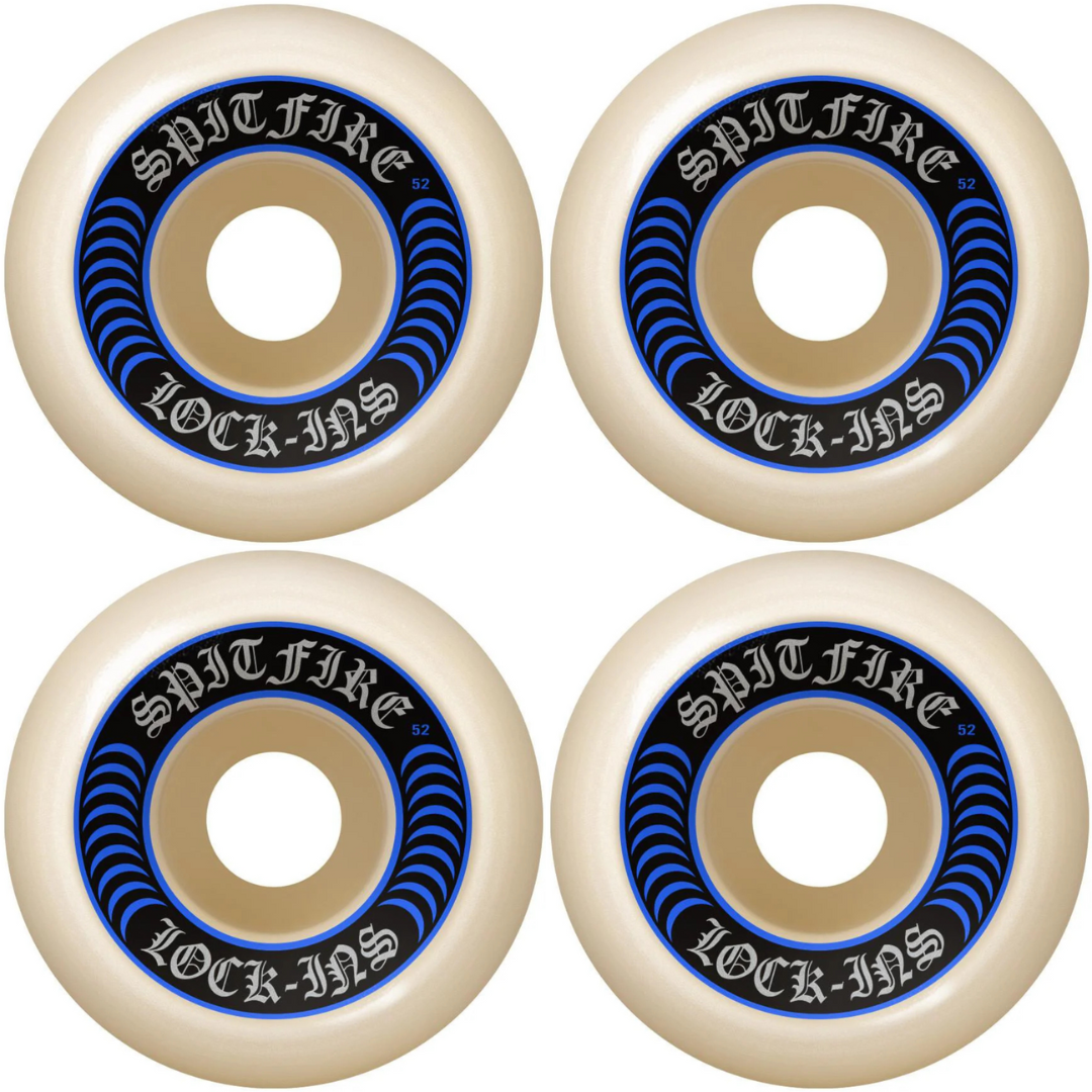 52mm Spitfire F4 Formula Four Lock-Ins Wheels 99a