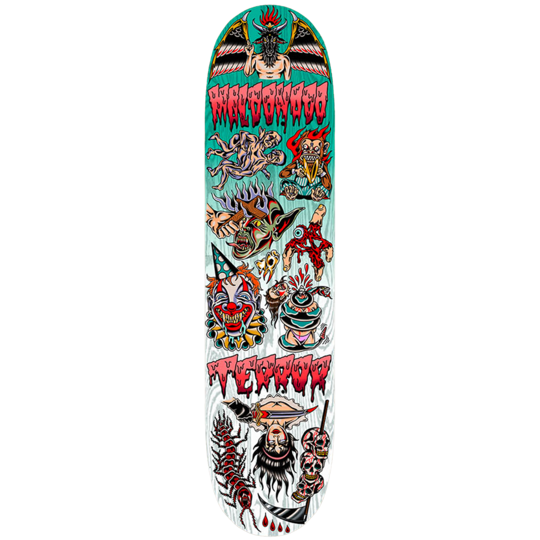 8.25" Terror Of Planet X Maldonado Jordan Rain Skateboard Deck