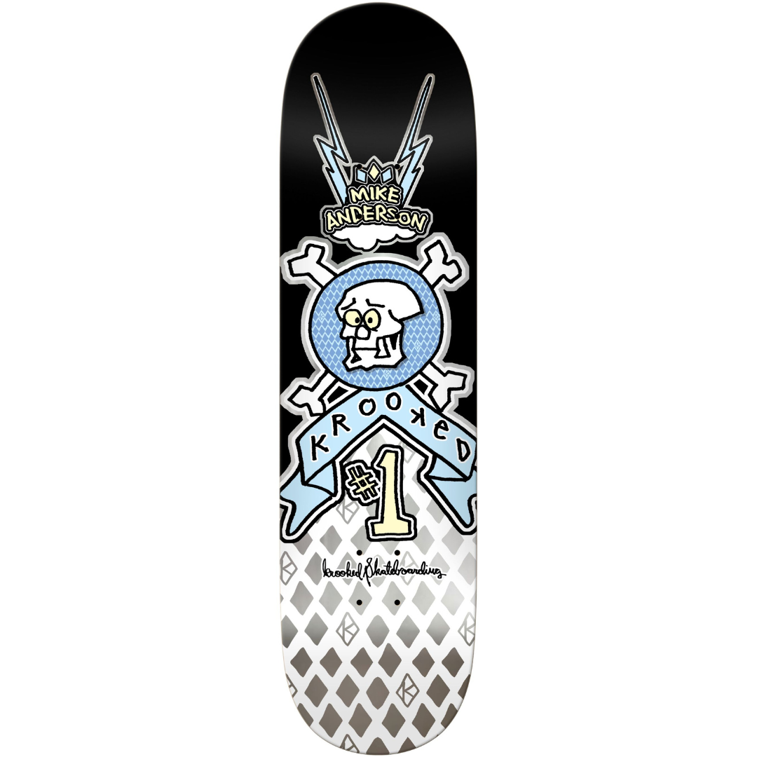 8.38" Krooked Mike Anderson Manderson Redux Skateboard Deck