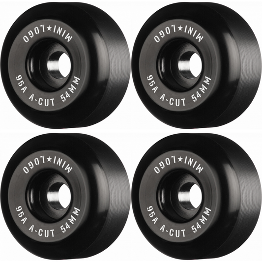 54mm Mini Logo Skateboards Wheels 95A Black