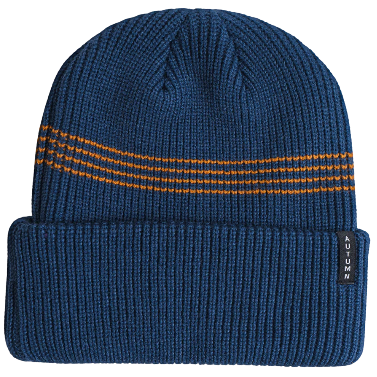 Autumn Mini Stripe Beanie - Cerulean