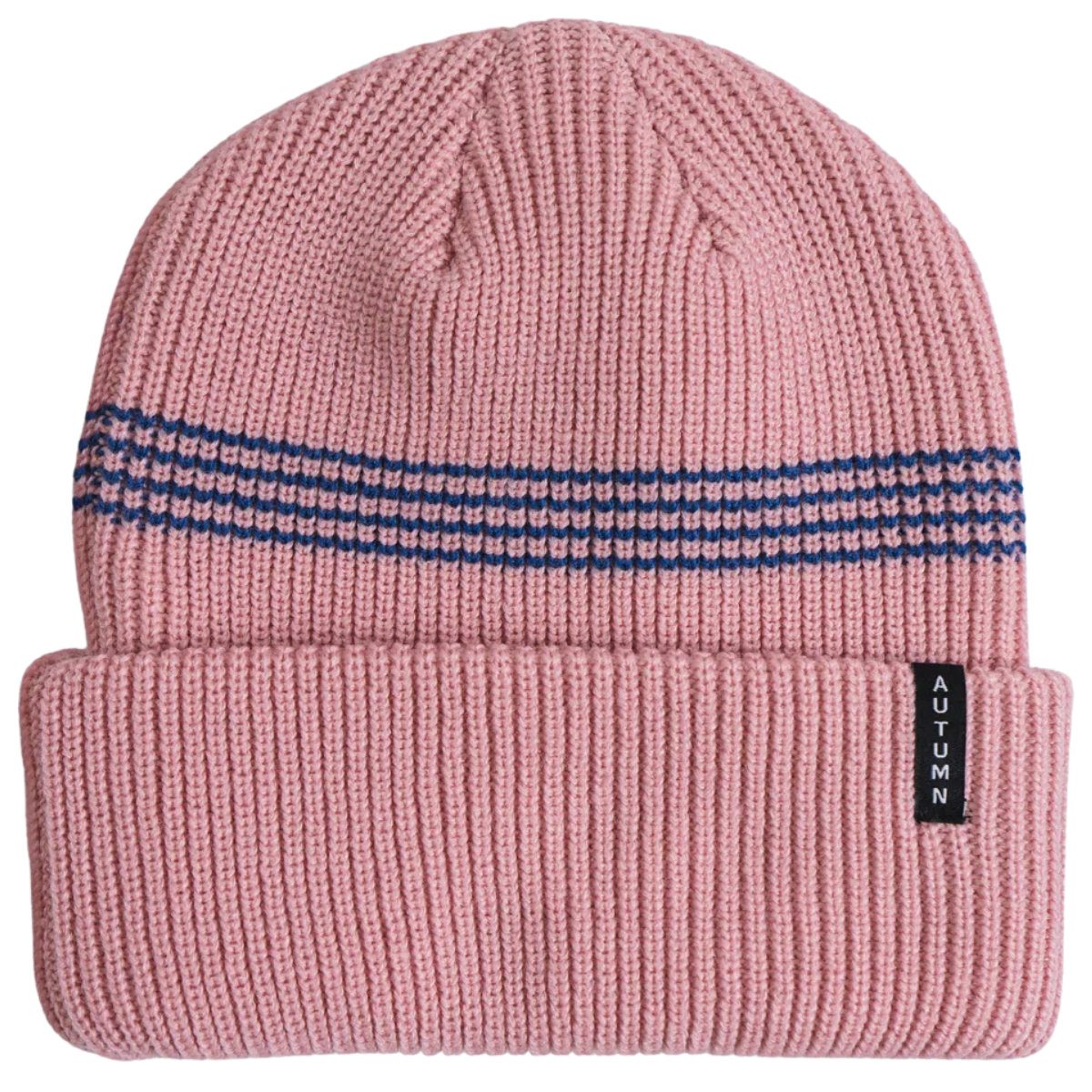 Autumn Mini Stripe Beanie - Pink