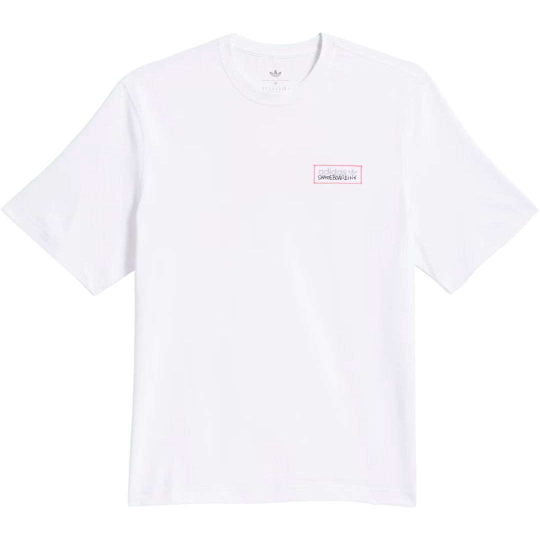 Adidas Skateboarding x Mark Gonzales Modernist T-Shirt - White