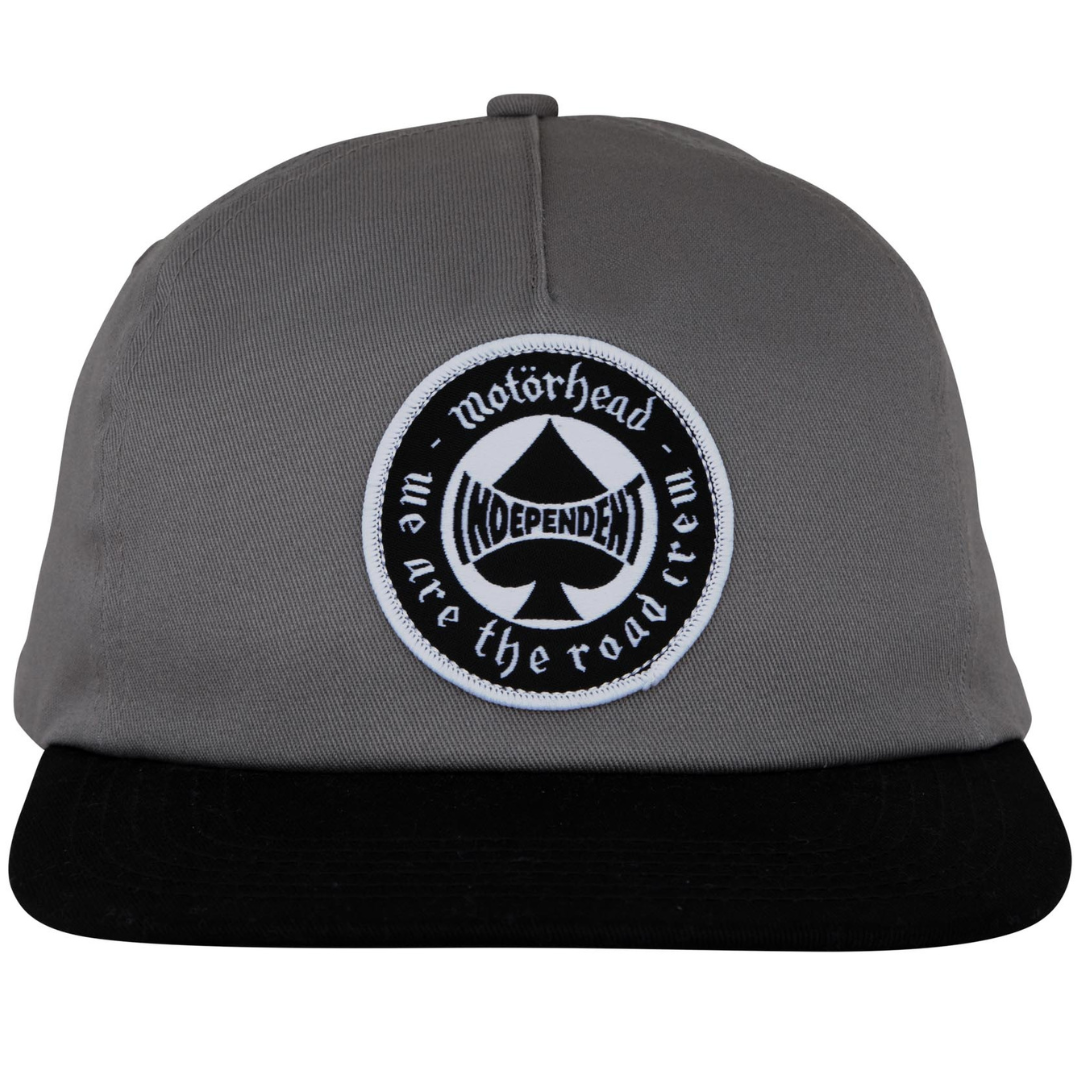 Independent Trucks Motörhead Spade Snapback Hat - Charcoal / Black
