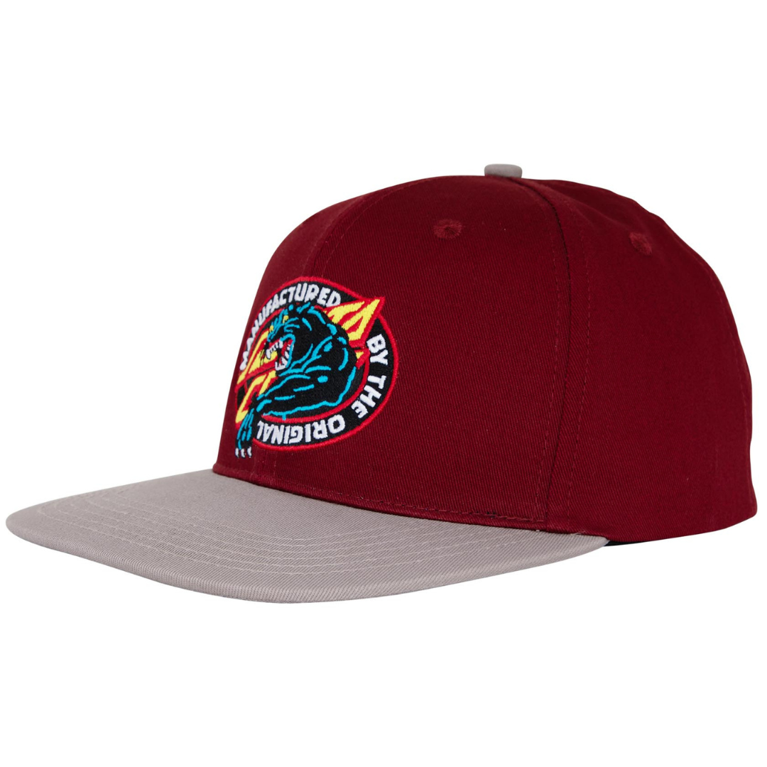 Santa Cruz Natas MFG Panther Snapback Hat - Maroon / Grey