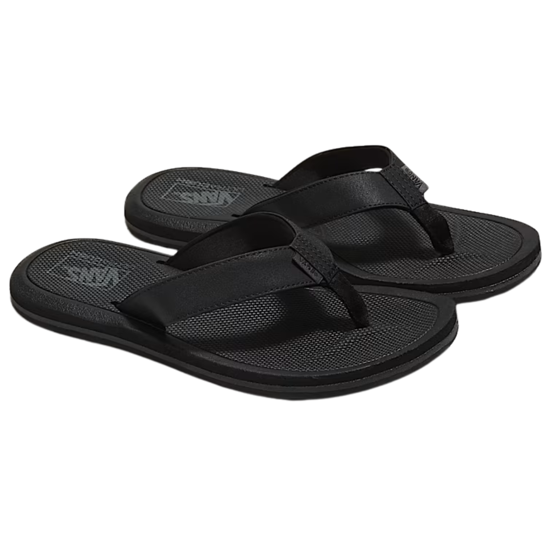 Vans Men's Nexpa Synthetic Flip Flops - Black / Black