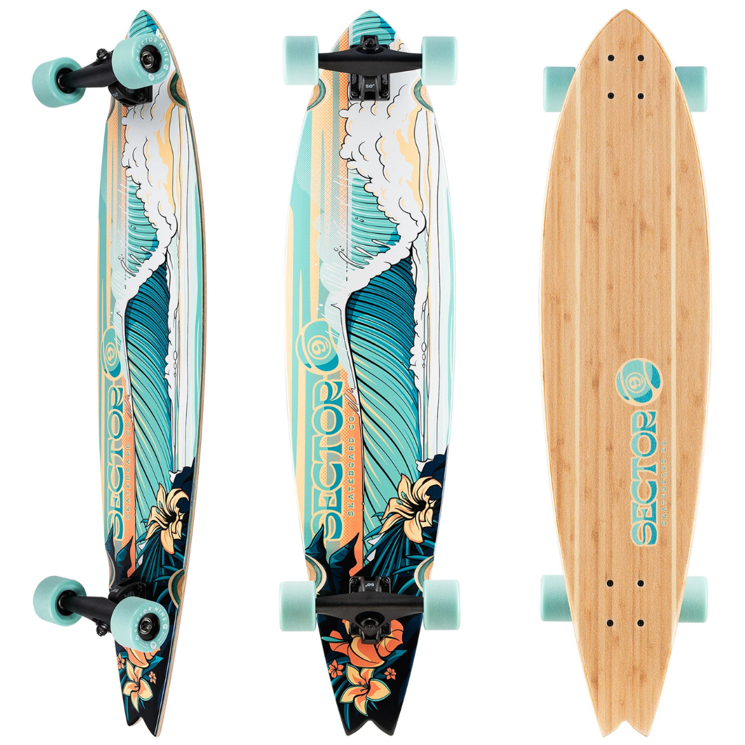 39.5" Sector 9 Offshore Reeler Complete Longboard