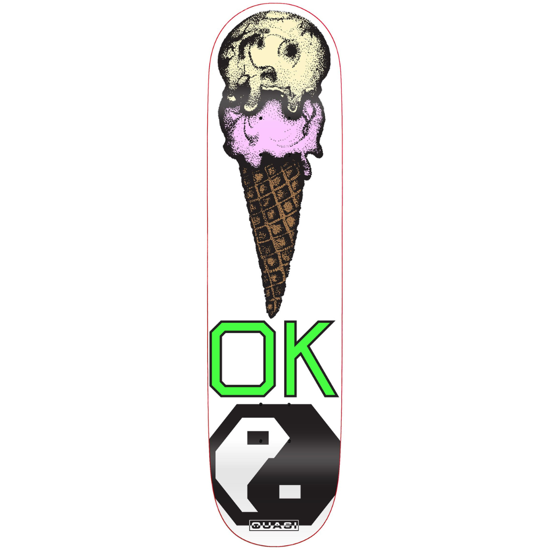 8.625” Quasi Okay Skateboard Deck