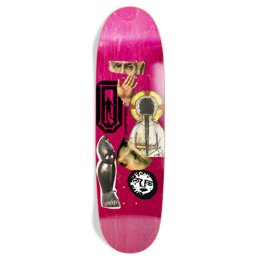 8.9" Opera Skateboards Pink Bit Skateboard Deck