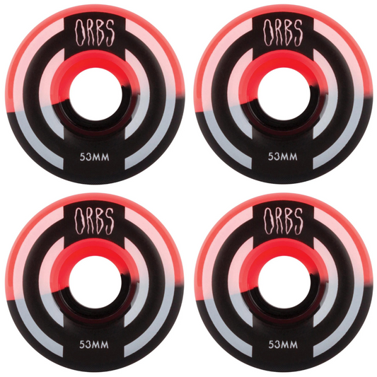 Orbs Wheels 53mm Apparitions Coral / Black Splits