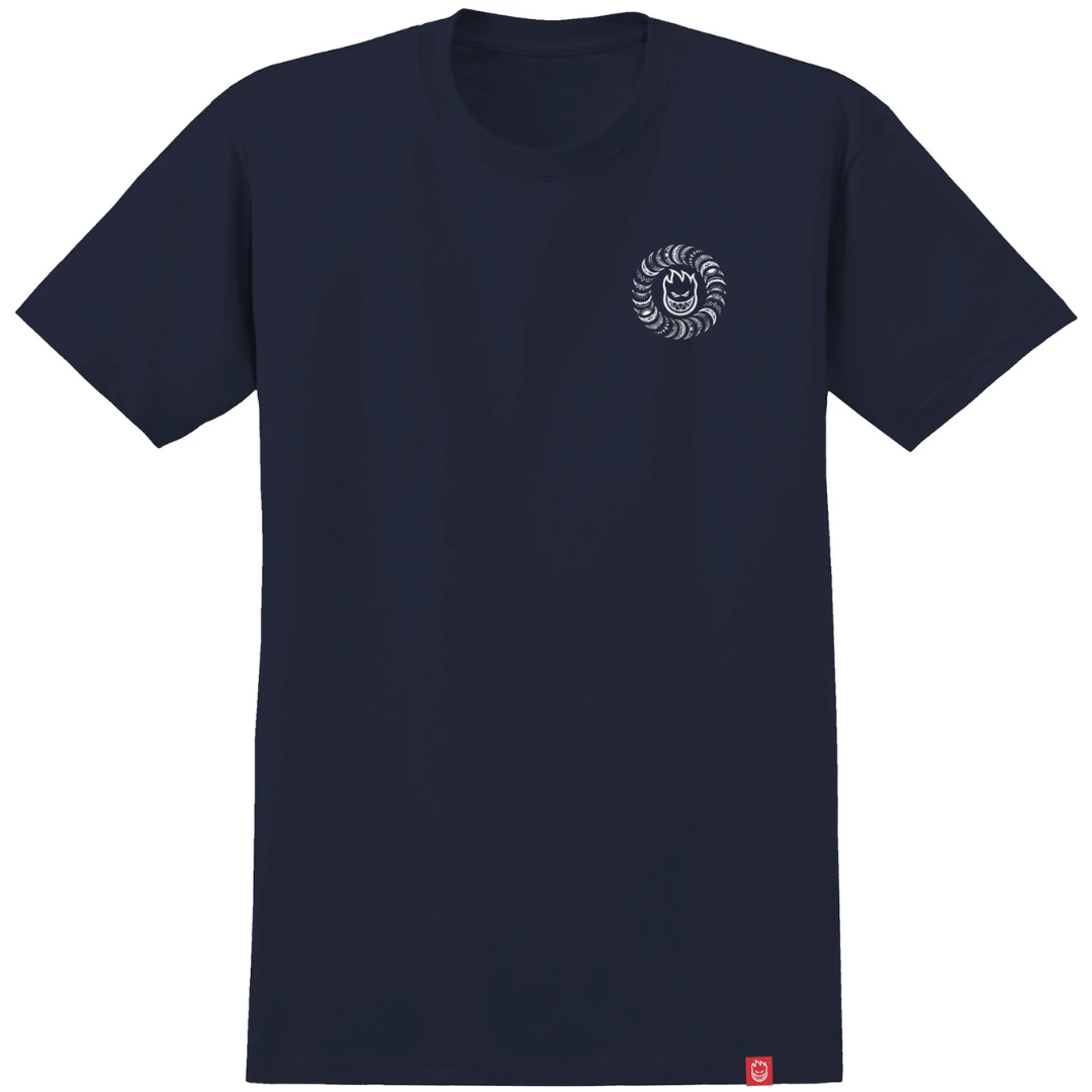 Spitfire Wheels Classic Swirl Paisley T-Shirt - True Navy