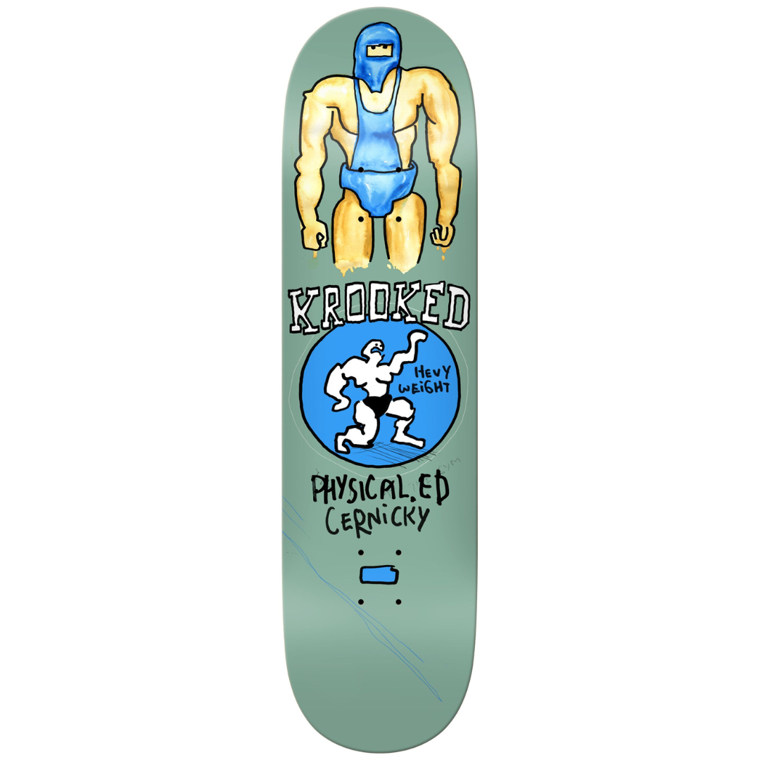 8.25" Krooked Cernicky Physical Ed Skateboard Deck