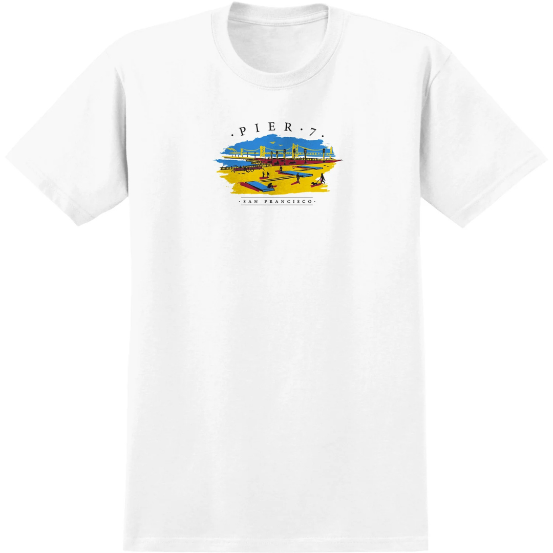 Real Skateboards Pier 7 T-Shirt - White